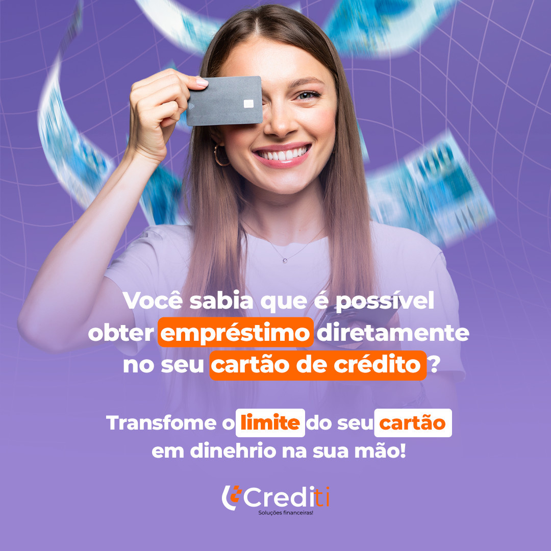 Troque o limite do seu cartão de crédito por pix na hora