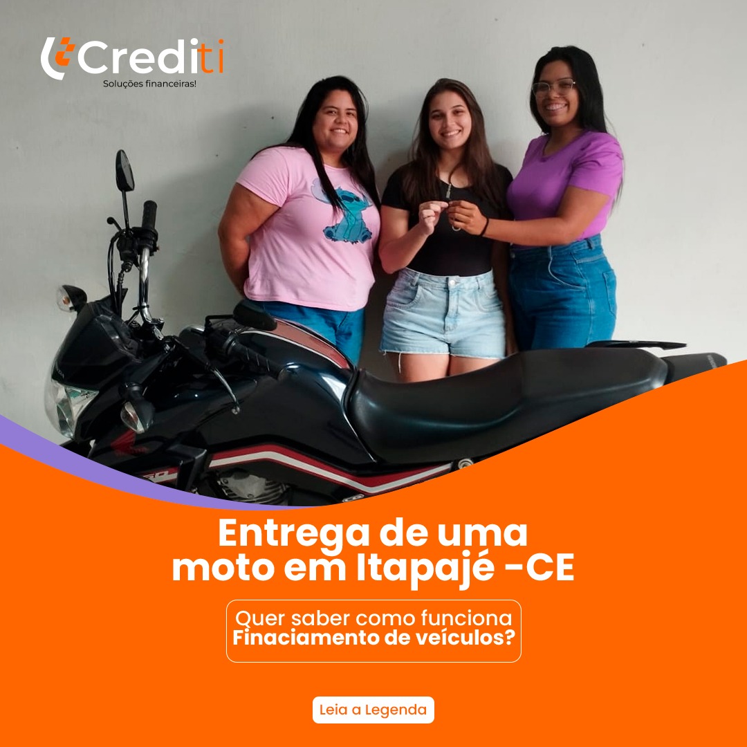 Entrega de moto em Itapajé